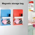 thumbnail image 1 of Fridge Whiteboard Magnet Stationery Organizer Holder Clear Tools Storage Pouch, 1 of 10