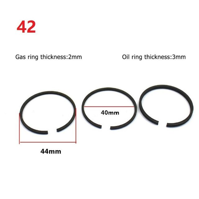 CUITING 3 Pcs Air Compressor Piston Ring Pneumatic parts for 42mm Cylinder