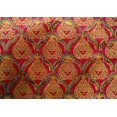 thumbnail image 4 of oneOone Cotton Silk Fabric Damask & Floral Block Printed Fabric 1 Yard 42 Inch Wide, 4 of 4