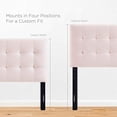 thumbnail image 5 of Modway Lily Biscuit Tufted Twin Performance Velvet Headboard, Pink, 5 of 5