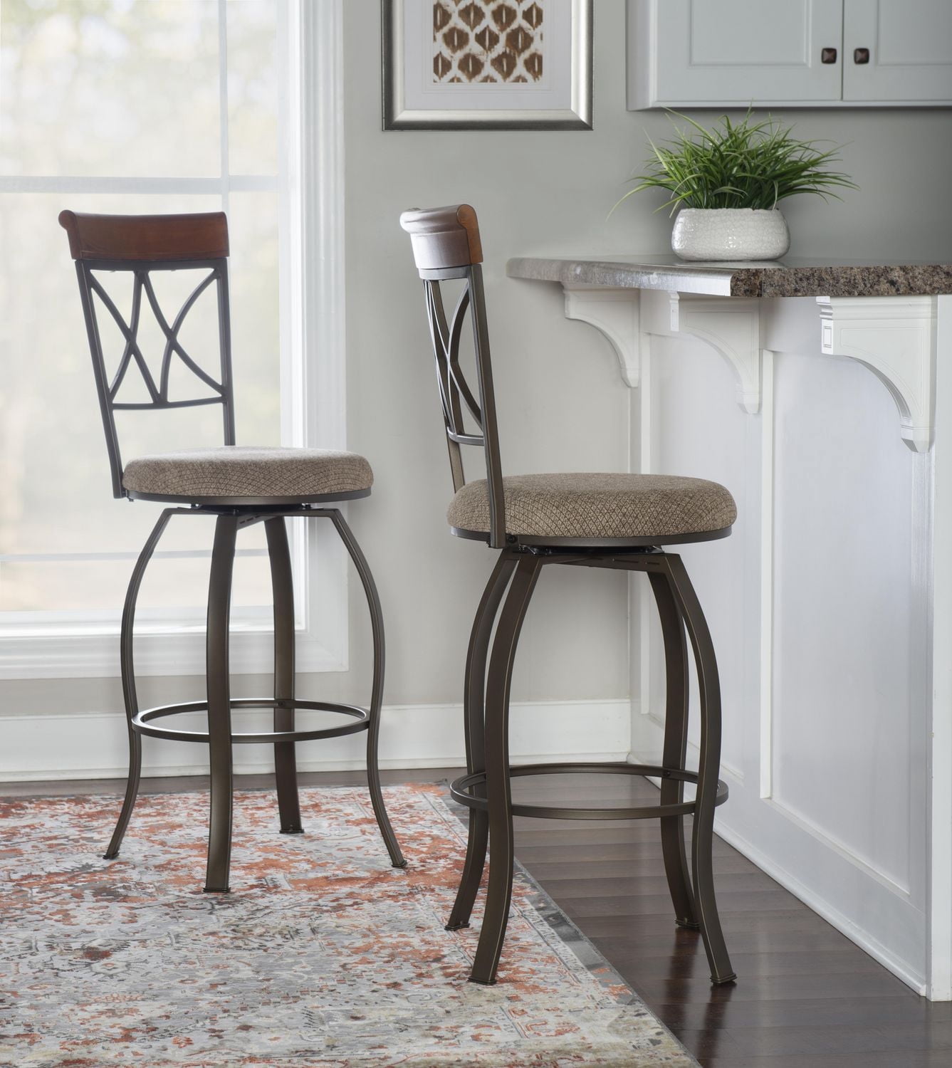 Tabouret de Bar Pivotant Montez
