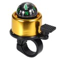 thumbnail image 2 of Bangcool Bike Bell Mini 2 in 1 Compass Aluminium Alloy Cycling Handlebar Bell Bicycle Ring for Travel Riding, 2 of 10