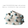 thumbnail image 2 of Cotton Rope Storage Basket Set of 3 Decorative Soft Woven Cotton Rope Desk Top Room Basket Storage Box Perfect for Snacks, Keys, Sundries, Cosmetics, Toys Small Items, 2 of 5