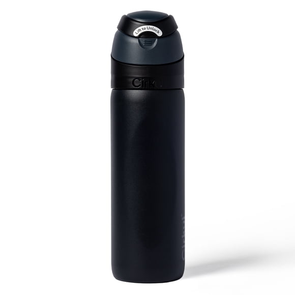 Bouteille Cirkul® StrawSip™ Flip de 768 ml, Onyx (noir)