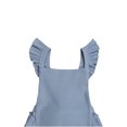 thumbnail image 3 of Xingqing Newborn Baby Girl Ruffle Outfit Summer Sleeveless Backless Ribbed Basic One Piece Romper Bodysuit Jumpsuit, 3 of 7