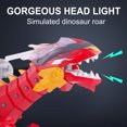 thumbnail image 4 of Red Children'S Dinosaur Light Concert Walk Will Be Called Mechanical Dinosaur Model Toy No Spray Effect, 4 of 6