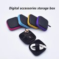 thumbnail image 3 of stanreset Conteneur d'Écouteurs Sac de Rangement Universel Économiseur d'Espace Câble de Transport Résistant aux Rayures Chargeur de Voyage USB Jaune, 3 of 6