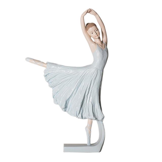 veasfak Statue de Ballerine Moderne en Résine 3,9 X 9,3 Pieds' Ballet Dancer Ornement de Bureau de Collection D