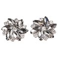 thumbnail image 1 of KLKCMS 2 Pcs Elegant Rhinestone Clips s Jewelry Crystal Decoration Buckle Heels Diamond Gray, 1 of 6