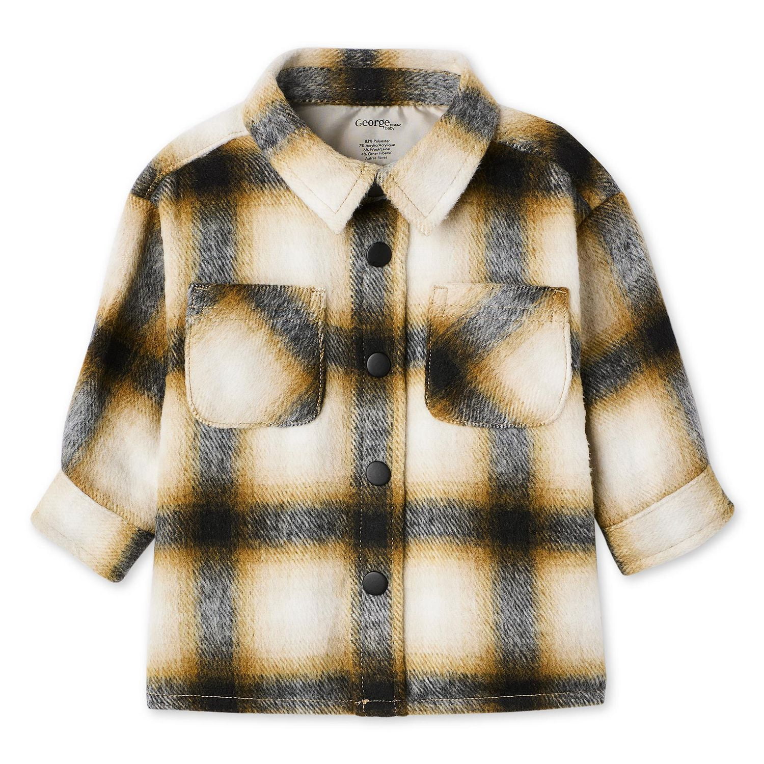 George Baby Boys' Plaid Shacket