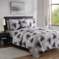 thumbnail image 1 of Clara Clark Quilt Set, 7 Piece Quilt Bedspread Coverlet Bedding Set, Queen Quilt 96"x90", Palm Leaf Pattern, 1 of 1