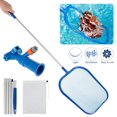 thumbnail image 1 of Swimming Pool Skimmer Net kit leaf skimmer kit Fine Mesh Net With Pole Parts Vacuum Storage For Cleaning Pool Leaves And ALL Debris, 1 of 11
