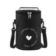 thumbnail image 2 of TIMIFIS Lunch Boxs Round Lunch Box Bag Handheld Portable Lunch Bag With Rice Insulation Lunch Box Bag Thickened Aluminum Foil Insulation Bag New Home Essentials, 2 of 6