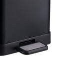 thumbnail image 3 of Hometrends 30 Litre Garbage Pedal Bin, Black with Removable Inner Bin for Easy Trash Removal, Soft close lid, 3 of 6