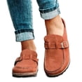 thumbnail image 1 of Women Casual Comfy Clogs Suede Slip On Sandals Summer Home Office Shoes, 1 of 5