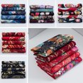 thumbnail image 3 of HEVIRGO 5Pcs 20x25cm Japanese Floral Patchwork DIY Craft Handmade Cotton Fabric Bundle, 3 of 10