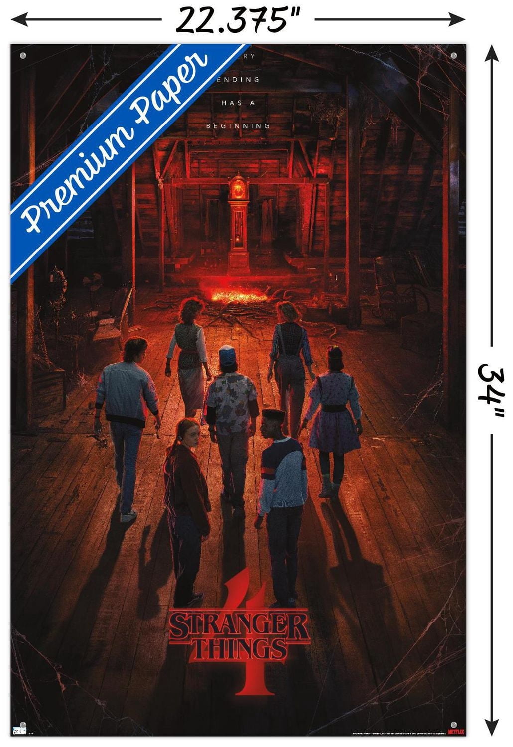 Netflix Stranger Things : Saison 4 - Creel House Teaser One Sheet