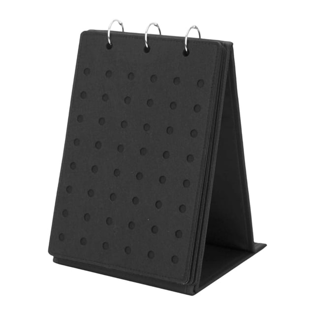 Abbracc Shoe Charms Organizer Accessories Creative Portable Shoe Charm Display Pages Black