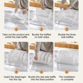 thumbnail image 3 of Grand Panier de Rangement Pliable en Plastique pour Vêtements Rangement à Domicile, 3 of 8