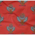 thumbnail image 4 of oneOone Organic Cotton Poplin Twill Fabric Floral Block Decor Fabric Printed BTY 42 Inch Wide, 4 of 4