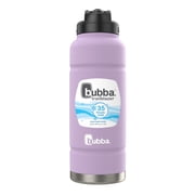bubba Trailblazer Stainless Steel Water Bottle with Straw Lid, 40 oz (1.18 L), Vacuum-Insulated, Lavender Frost