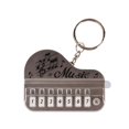 thumbnail image 1 of LYMAYTER Electronic Keyboard Keychain Pendant Mini Electronic Piano Shape Keychain Pendant - 8 Keys, Light MUS-CYYLic, Funny Gift, 1 of 7