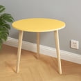 thumbnail image 4 of Table d'Appoint Ronde Moderne Détachable pour Chambre, Balcon, Salon, Table d'Accent Portable pour Café et Livres, Meuble Compact au Design Robuste à Trois Pieds, 4 of 9