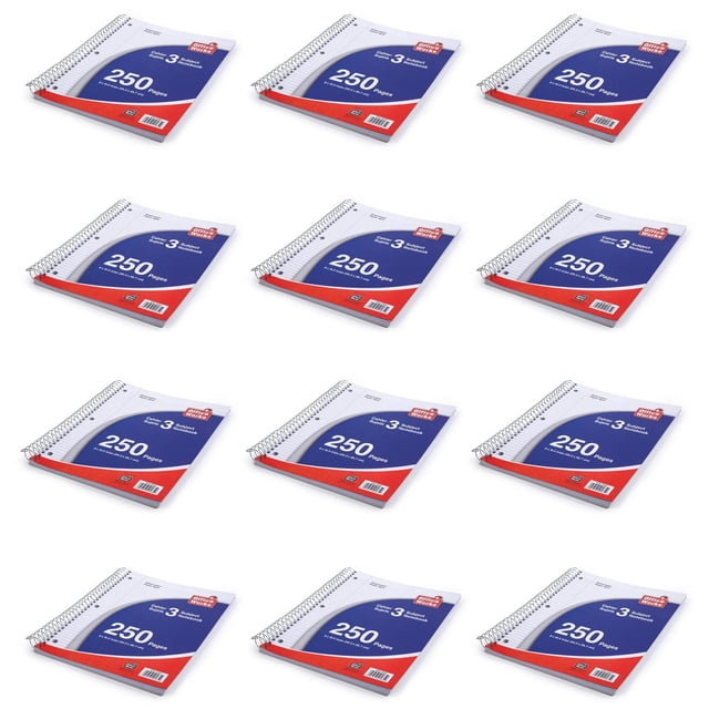 Office Works Ensemble de cahier ligné, 250 pages