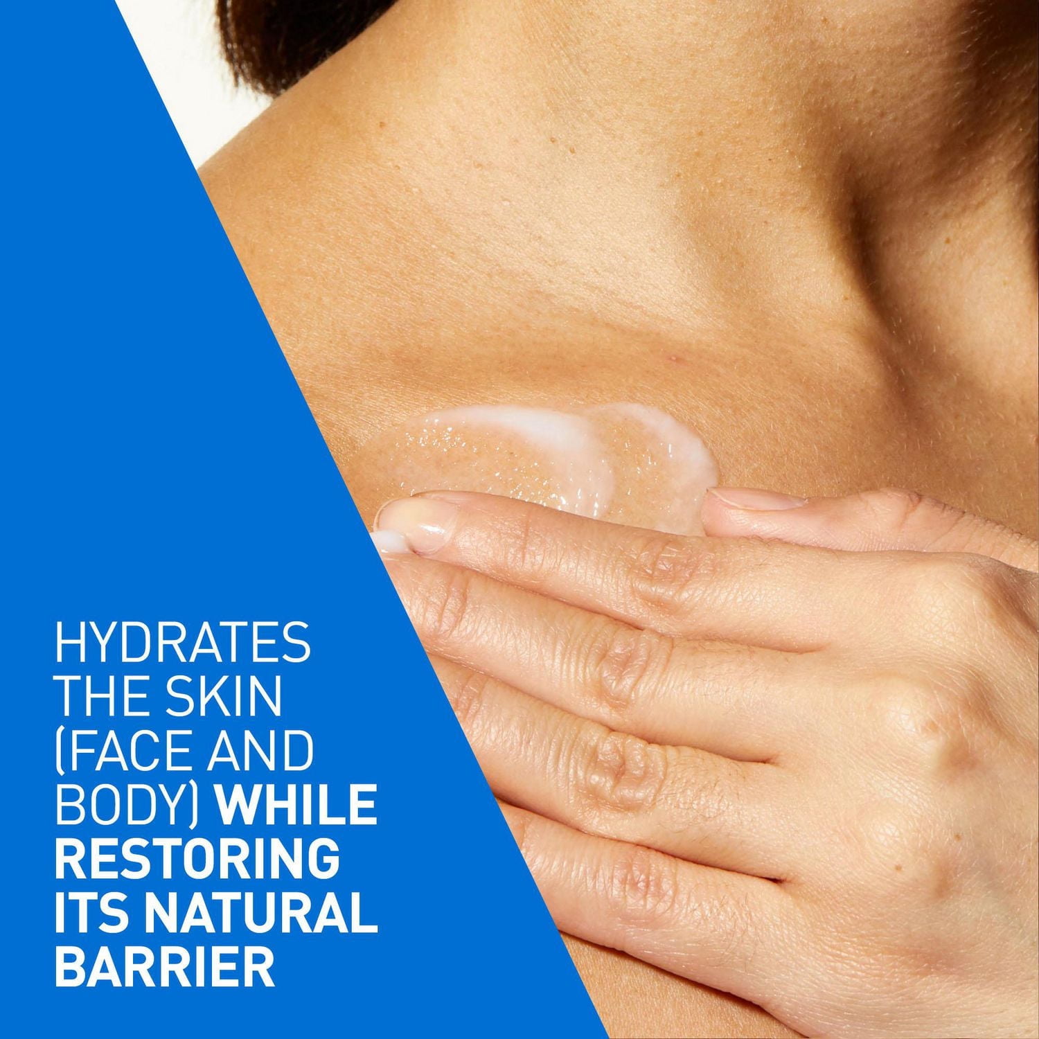 CeraVe Lotion Hydratante Quotidienne, Lotion Légère pour Visage et Corps avec Céramides, 562 ml