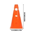 thumbnail image 1 of Christmas candles and lanterns 23cm Bucket Football Basketball Training Ice Cream Taper With Hole Multifunctional Obstacle 9 Inches, 1 of 6