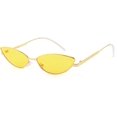 thumbnail image 2 of FEISEDY Fashion Designer Sunglasses Retro Small Petals Shape Arc Temple Design B2298, 2 of 6
