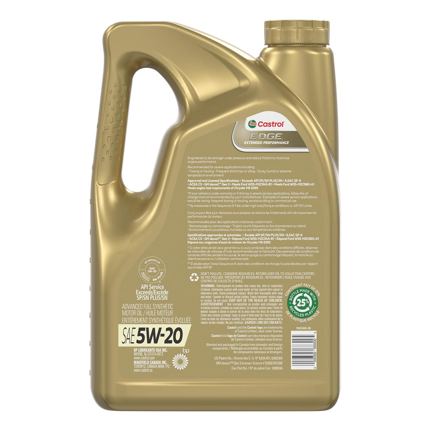Castrol EDGE Extended Performance 5W-20