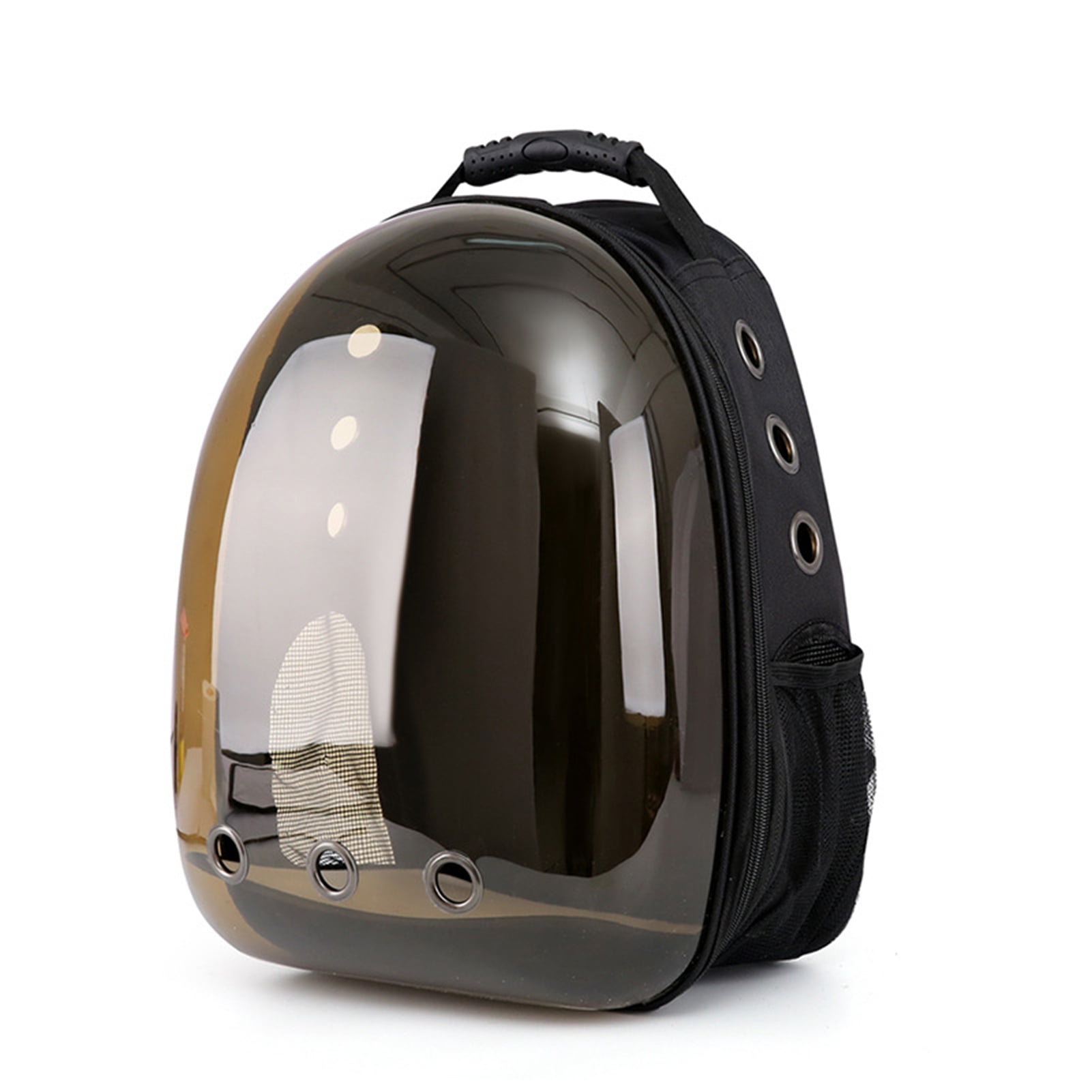 Space  Pet Backpack Cat Carrier Backpack Large Capacity Pet Travel Carrier Bubble Bag For Small Dogs And CatsBrown Black