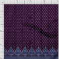 thumbnail image 1 of Soimoi Polyester Crepe Fabric Swirl,Leaves & Floral Panel Printed Fabric 1 Yard 52 Inch Wide, 1 of 3