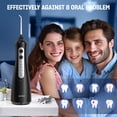 thumbnail image 4 of Sejoy Cordless Water Flosser Dental Teeth Cleaner with 6 Jet Tips, Professional 350ML Tank Rechargeable IPX7 Waterproof Dental Oral Irrigator for Home and Travel, 4 of 8