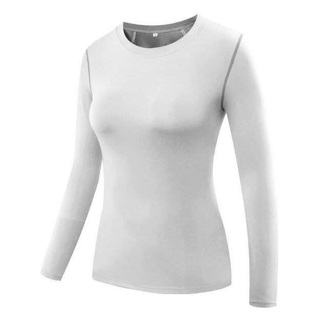 Women Compression Long Sleeve Yoga Basketball Fitness Blouse