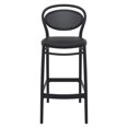 thumbnail image 4 of Compamia Marcel Contemporary Resin Indoor Outdoor Bar Stool Black, 4 of 6