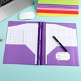 thumbnail image 1 of Meitianfacai Plastic Folders With Pockets Heavy Duty Pocket Folders Letter Size File Folders For Documents Office School, 1 of 1