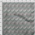 thumbnail image 3 of oneOone Cotton Silk Fabric Chevron Flame Stitch Print Sewing Fabric BTY 42 Inch Wide, 3 of 4