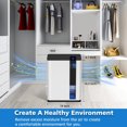 thumbnail image 4 of Dual Semiconductor Dehumidifier with 34oz/day Capacity, 5-Colour Light & Auto Shut-Off, 4 of 5