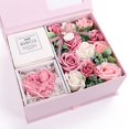 thumbnail image 3 of Boc Eye-catching Flower Gift Box Realistic Colorful Anti Fade Rose Soap Flower Box for Festival, 3 of 10