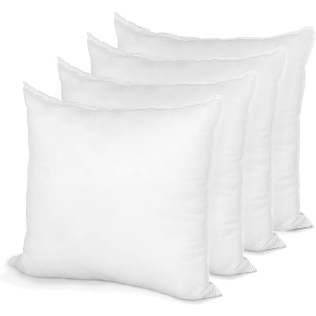 Hometex Canada Pillow Insert 27" x 27" Polyester Filled Standard Cover (4 Pack)