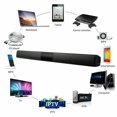 thumbnail image 4 of Gprince Wireless Bluetooth 2 Speak Driver Sound Bar with Remote Control & RCA Line, Black, 4 of 8
