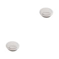 thumbnail image 1 of Decodeary Desk Hole Cover Waterproof Detachable Dustproof Office Table Cable Grommet 53mm Grey White 2Set, 1 of 6