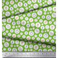 thumbnail image 3 of Soimoi Polyester Crepe Fabric Star & Cute Animals Kids Decor Fabric Printed Yard 42 Inch Wide, 3 of 3