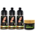 thumbnail image 1 of Herbishh Black   Hair Colour Shampoo Kit (3pcs Colour Shampoo +1 Argan Hair Mask), 1 of 5