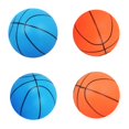 thumbnail image 1 of 4 Pcs Ballon de Basketball Gonflable Mini 6” en PVC Coloré Jouet de Sport pour Enfants, 1 of 8