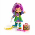 thumbnail image 1 of TLS Jouet Rainbow Brite Stormy Poupée Mannequin Articulée de 5,5 Po avec 4 Accessoires de Révélation Surprise, 1 of 1