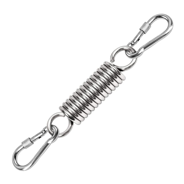 GROWTH TANK Trousse de Suspension pour Chaise Hamac en Acier Inoxydable, Quincaillerie pour Ressort de Balançoire, Capacité de 500 LB 3 Pcs
