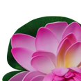 thumbnail image 2 of 18cm Artificial Water Lily Floating Lotus Flower Pond Aquarium Decor Multicolor, 2 of 8